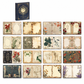 📢📢49% OFF !! ⏰Vintage European Style Hardcover Journal Notebook with Hollow Out Cover Gold Foil Accents and Color Illustrated Pages