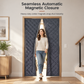 Thickened Magnetic Thermal Insulated Door Curtain Windproof and Soundproof Oxford Cloth Cotton Door Screen for Winter