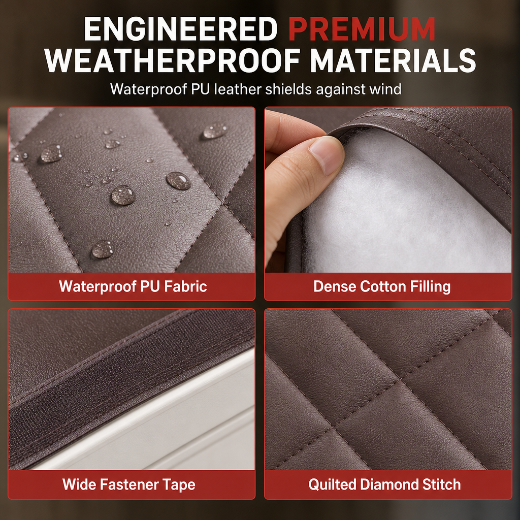 Thickened Magnetic Thermal Insulated Door Curtain Windproof and Soundproof Oxford Cloth Cotton Door Screen for Winter