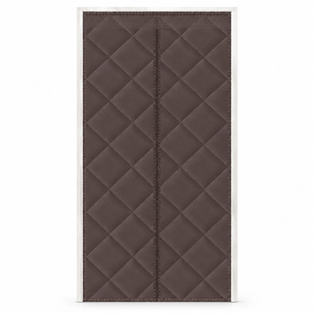 Thickened Magnetic Thermal Insulated Door Curtain Windproof and Soundproof Oxford Cloth Cotton Door Screen for Winter