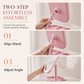 Portable Folding Desktop Makeup Mirror with LED Light Compact Vanity Mirror for Dormitory