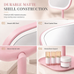 Portable Folding Desktop Makeup Mirror with LED Light Compact Vanity Mirror for Dormitory