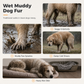 🐕 Four-Legged Waterproof Dog Coat: Full Coverage, Built-In Harness Straps, Mud-Proof