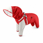 🐕 Four-Legged Waterproof Dog Coat: Full Coverage, Built-In Harness Straps, Mud-Proof