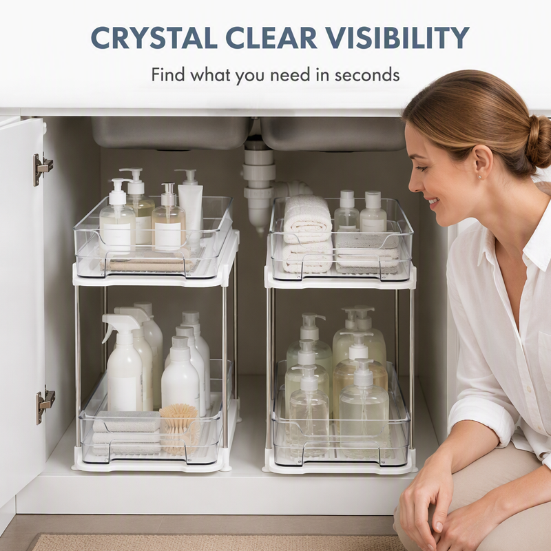 Multi-Tier Under Sink Organizer
