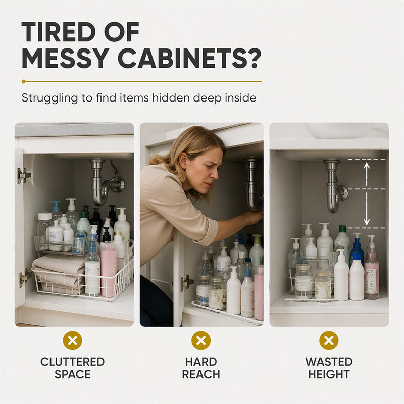 Multi-Tier Under Sink Organizer