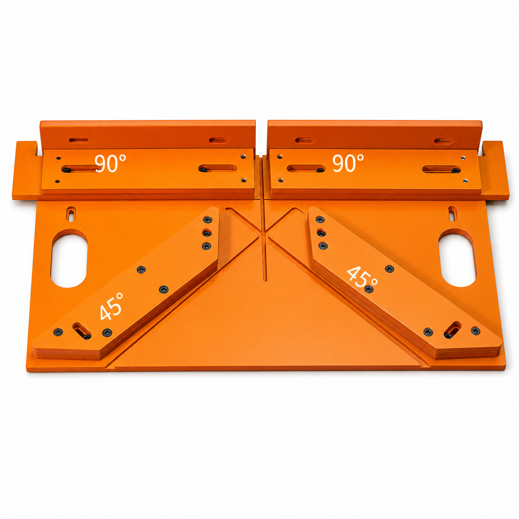 High Precision 45 and 90 Degree Cutting with Scale Markings for Door Frame Molding and Solid Wood Trim