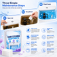 🚽🧼✨70 Pieces Toilet Water Tank Cleaning Tablets Slow Release Deep Descaling and Deodorizing Toilet Bowl Cleaner Sheets