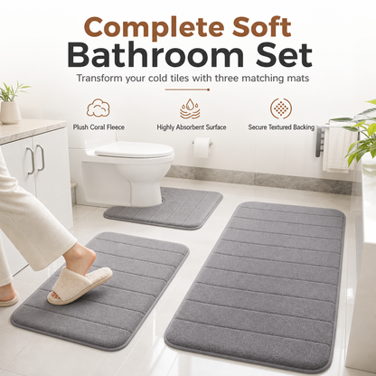 Quilted Bathroom Floor Mat