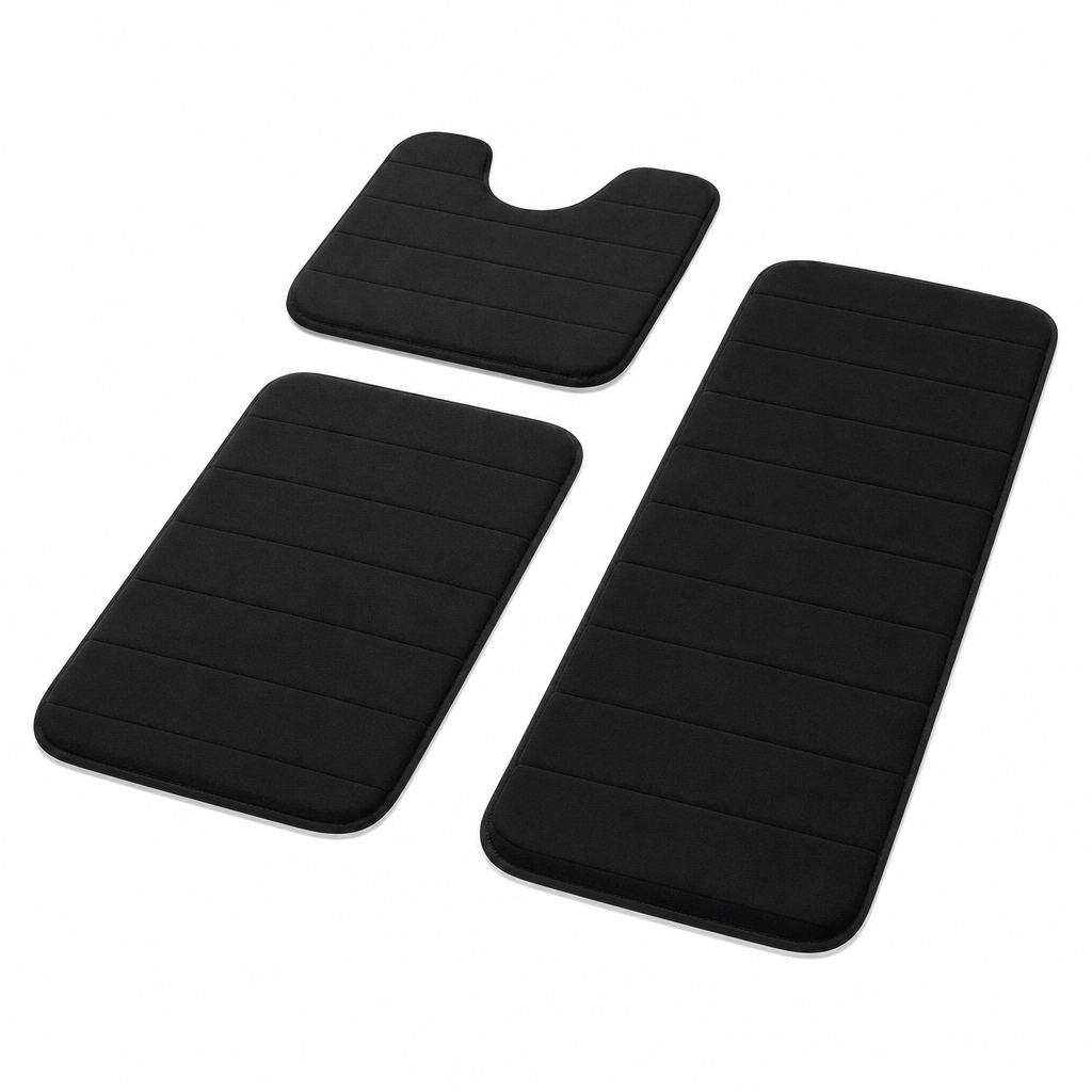 Quilted Bathroom Floor Mat