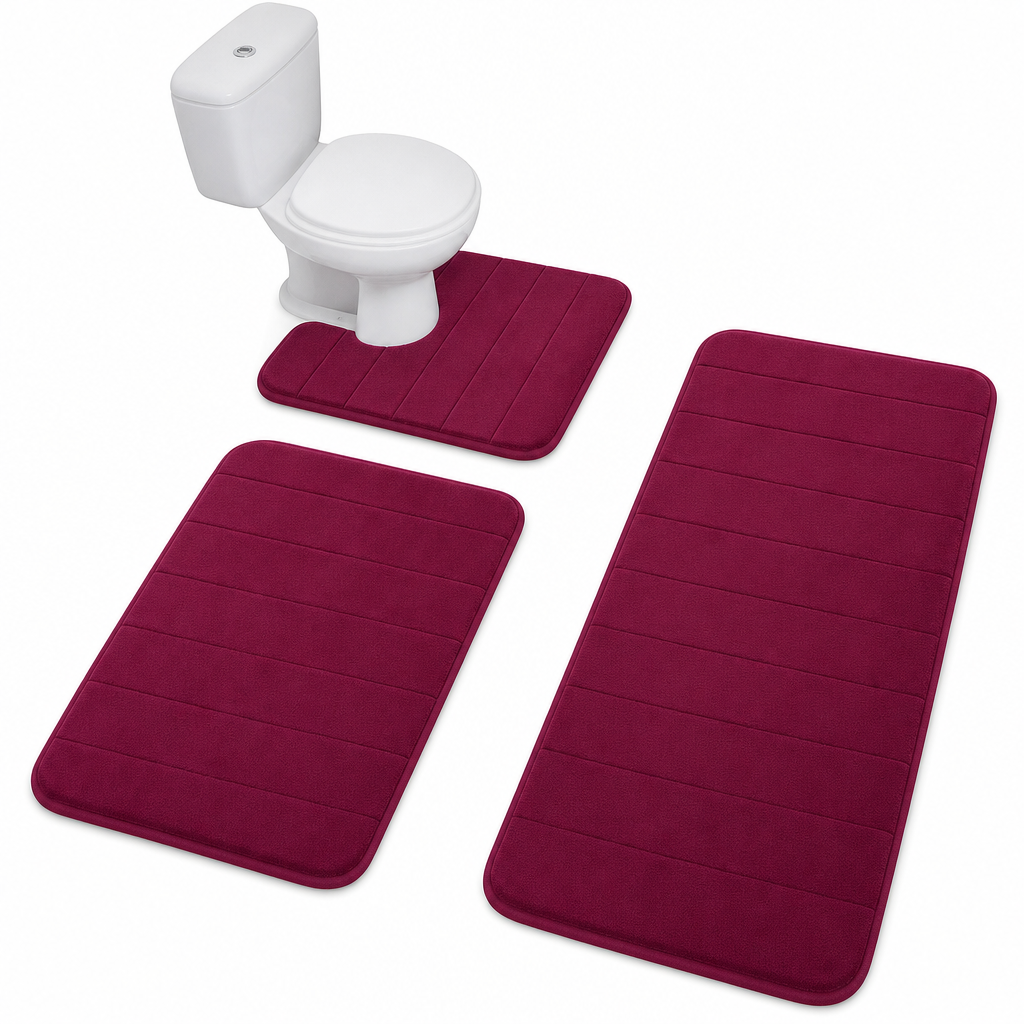 Quilted Bathroom Floor Mat