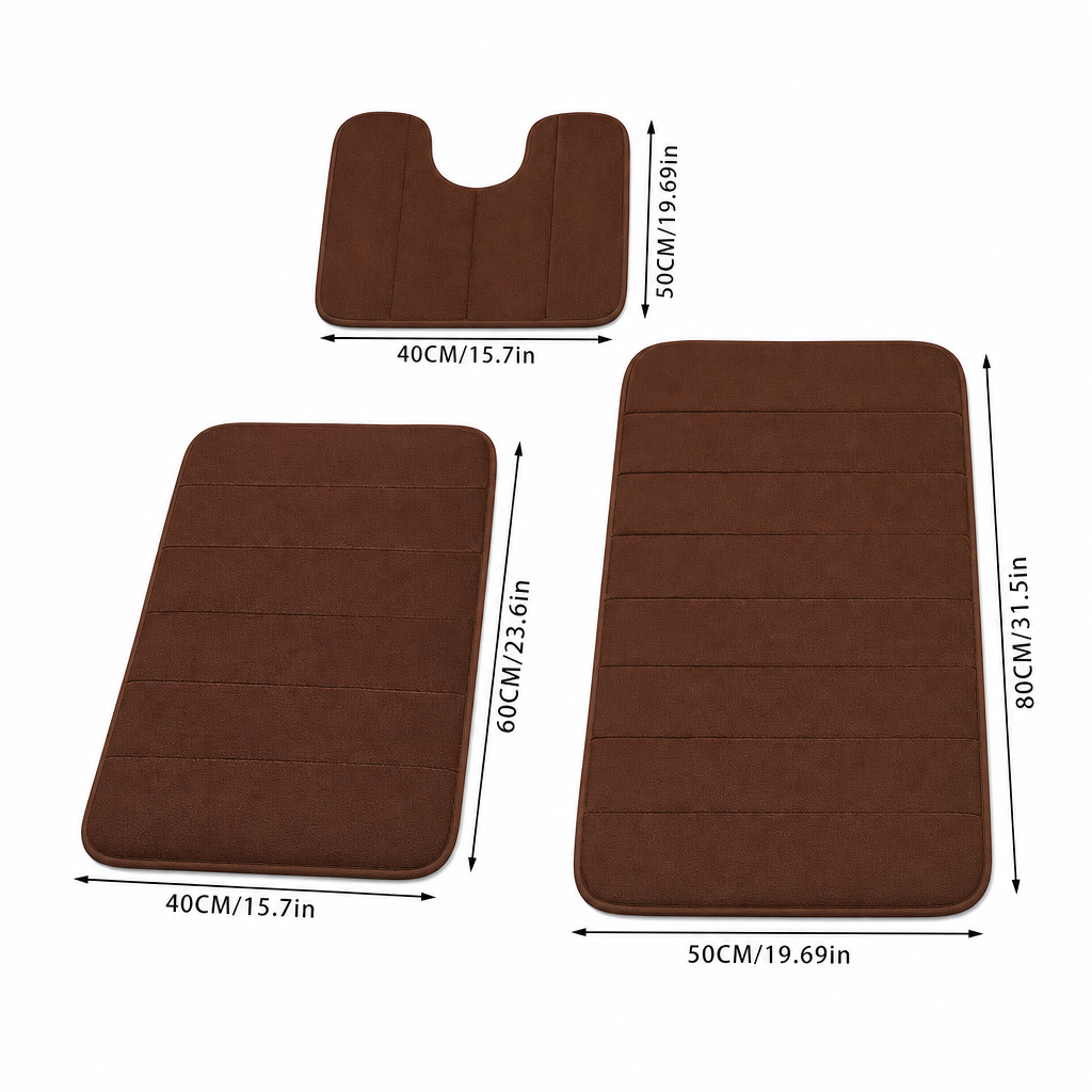 Quilted Bathroom Floor Mat